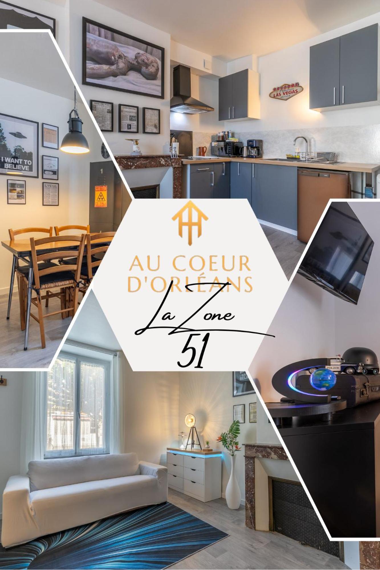 La Zone 51 Appartement Orléans Buitenkant foto